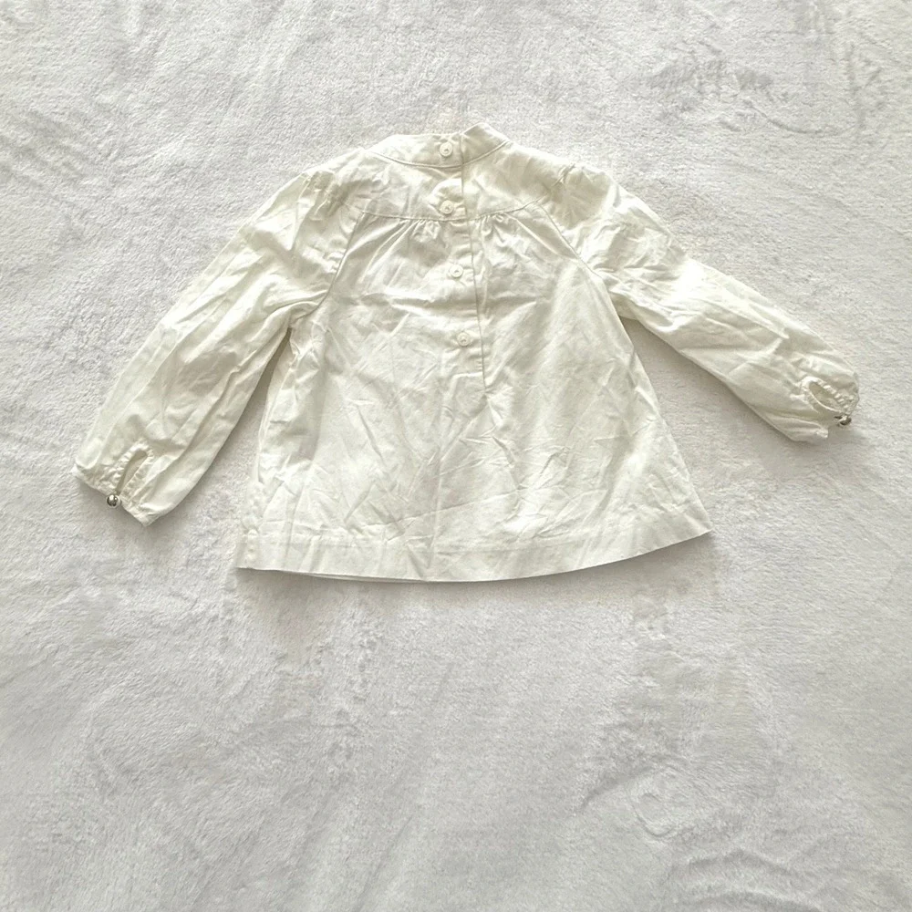 Janie and Jack Toddler Girls Tops Lot 18-24‎ Months Floral Embroidered Ruffle